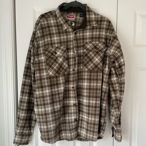 Wrangler Fleece Plaid Flannel